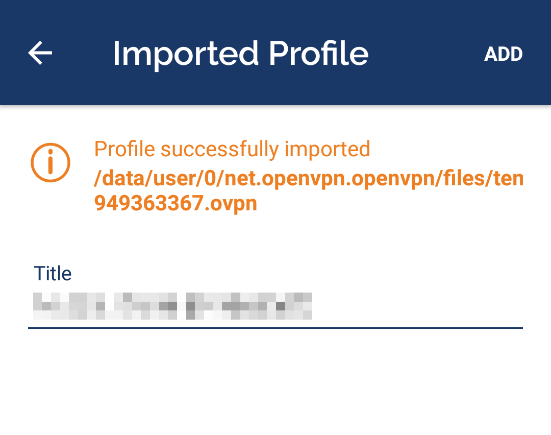 Портал документации Рутокен > Рутокен VPN. Руководство пользователя > Android-imported-profile.png